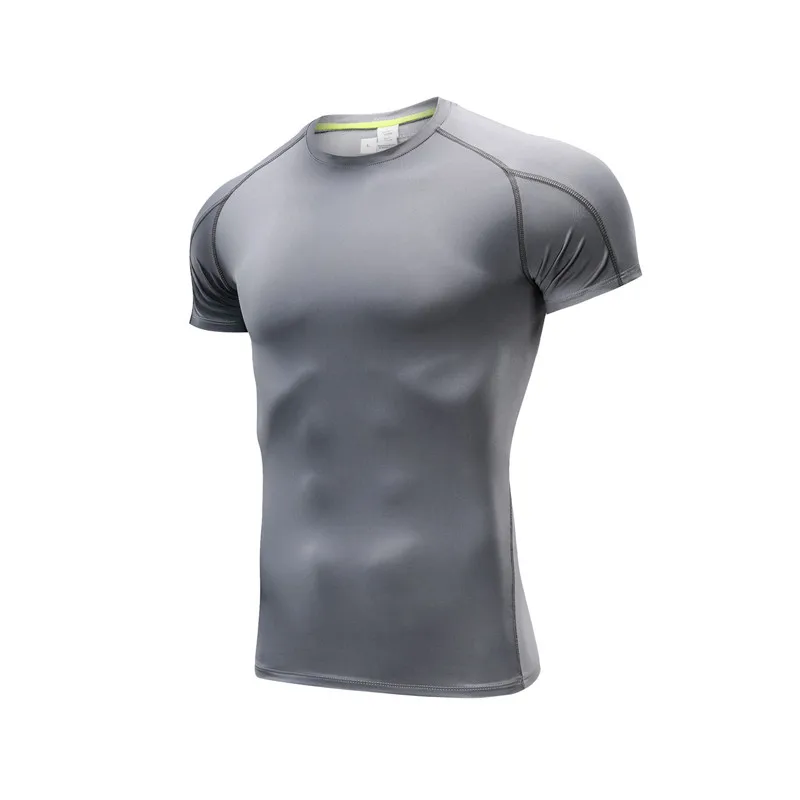 15 Colors Running T-shirt New Pro Fitness Wear Summer Men Quick Dry Cycling Top Gym Shirt Bike Jersey Running Clothing - Цвет: 15