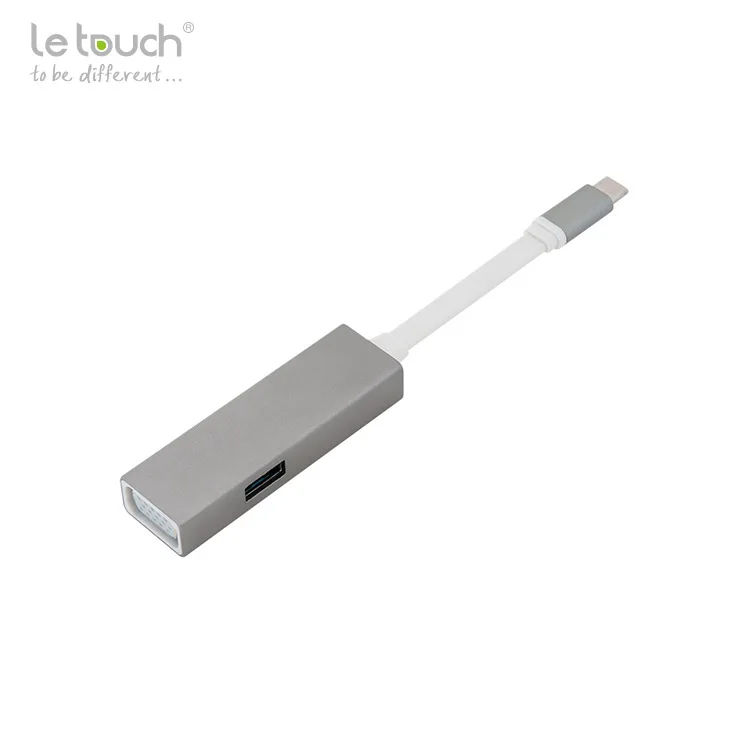 Адаптер с USB C на VGA/USB 3 0 Type VGA концентратор поддержкой 1080P функцией зарядки DP