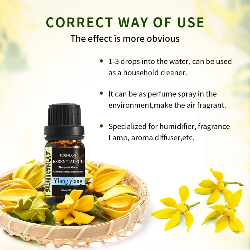Эфирное масло Ylang для увлажнителя воздуха 10 мл|Эфирное масло| |