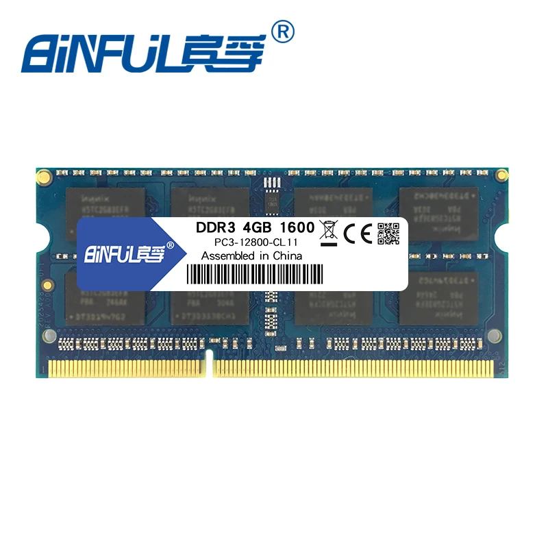 Binful DDR3 2 ГБ 4 1600 МГц PC3 12800 Память Ram лэптоп ноутбук память sodimm 1 5 V|4gb 1600mhz pc3-12800|ddr3 2gb4gb |