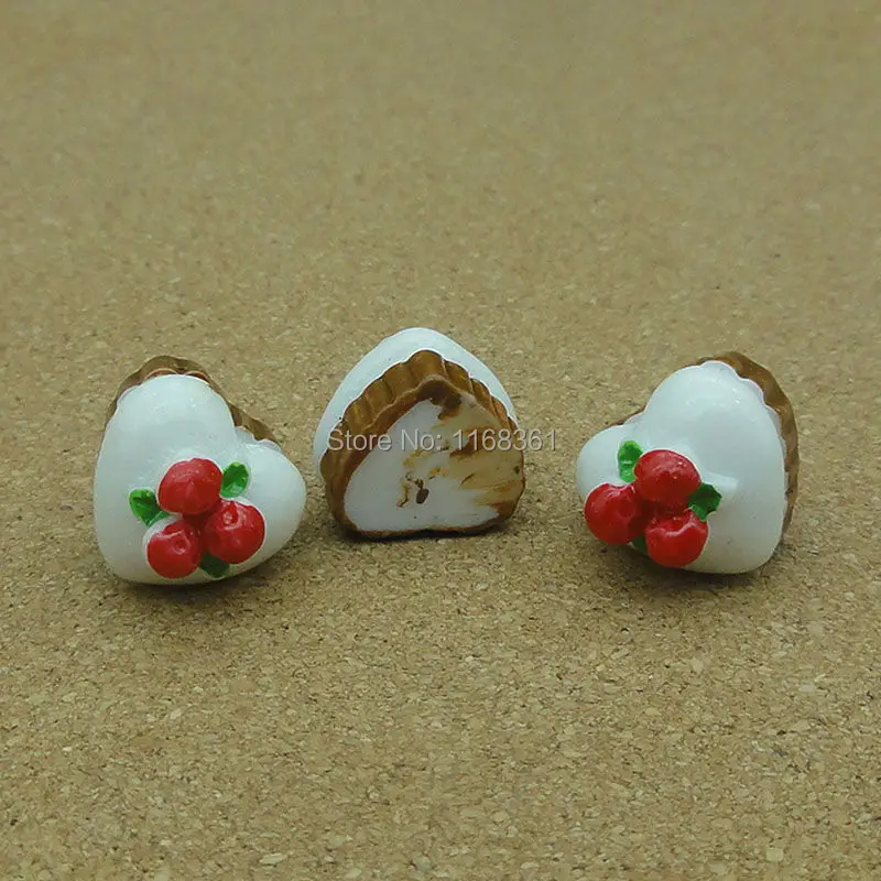 1 шт./лот смоляная белая Клубничная тарелка торт 14 мм кабошоны скрапбукинг бант