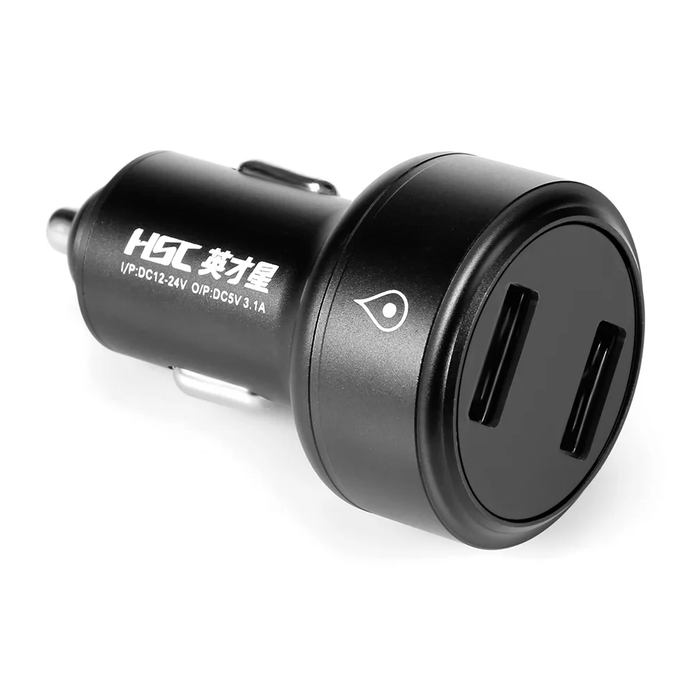 Автомобильное зарядное устройство HSC 200B 5 В 3 1 А двойной USB прикуриватель