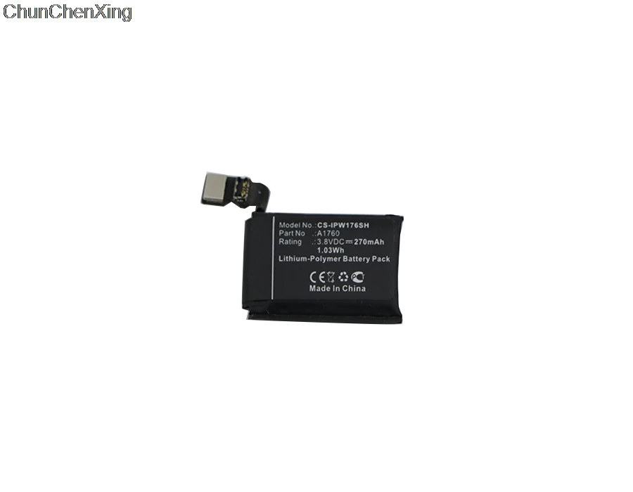 Аккумулятор Cameron Sino A1760 270 мАч для Apple MNNN2LL/A MP032LL/A Watch 2 38 мм|Цифровые аккумуляторы| |