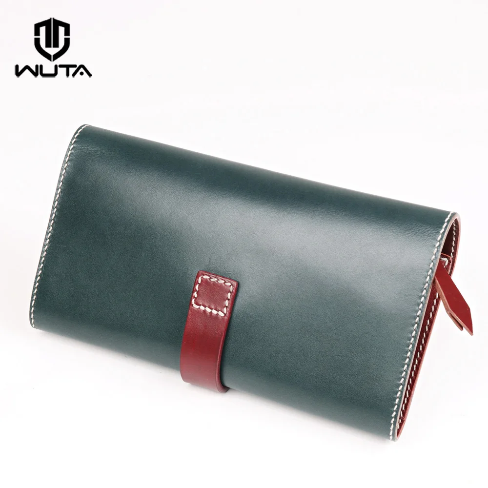 WUTA 969 оригинальный дизайн DIY Кожа ремесло Длинный кошелек шаблон прозрачный