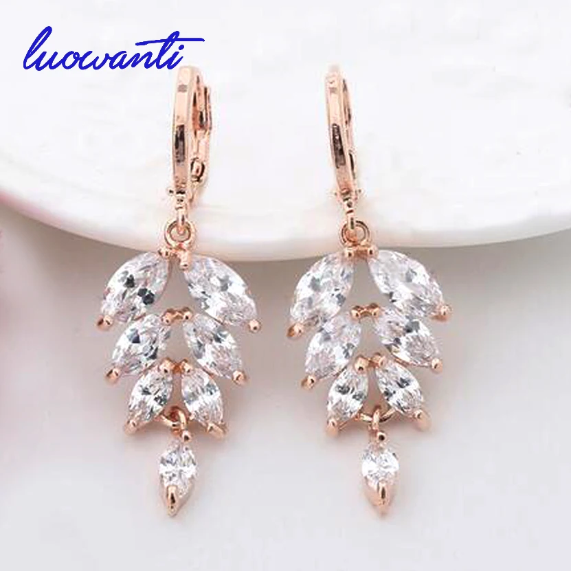 Висячие серьги с кубическим цирконием Для женщин серьги|cz dropping|drop earringsearrings women |