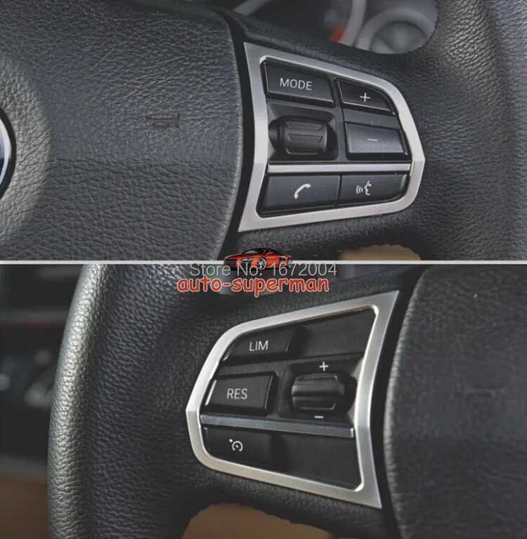 Хромированная крышка переключателя рулевого колеса для BMW 7 серии F01 730 740 2009-2012 |