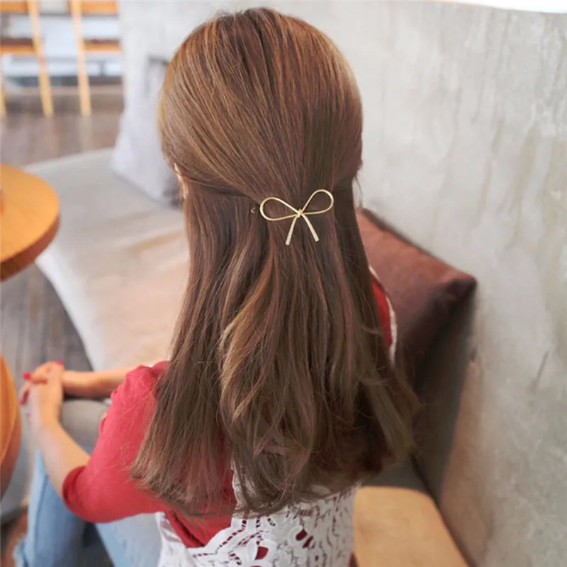 Alloy Geometric Openwork Butterfly Hairpin Hair Clips Headdress Accessories | Красота и здоровье