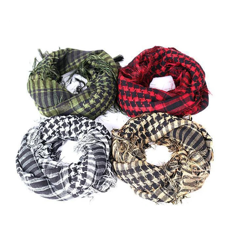 

Men Winter Military Windproof Scarf Muslim Hijab Tactical Shawl Arabic Keffiye Cotton Fashion Women Scarves Tactical scarf