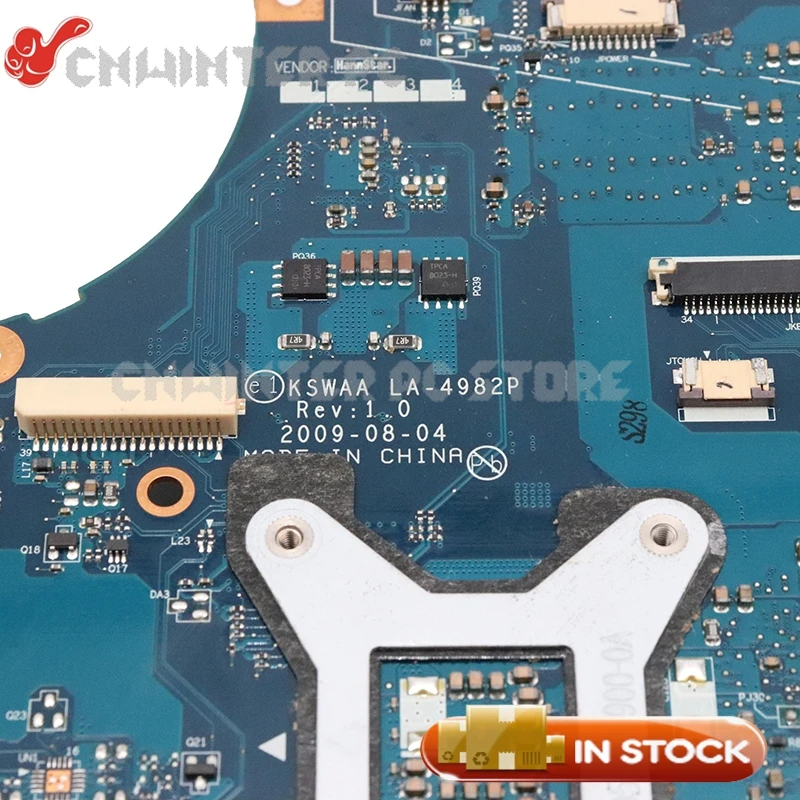 NOKOTION K000092130 K000093620 KSWAA LA-4982P для ноутбука toshiba L500 материнская плата с intel HD GMA DDR3 только GL40 Бесплатный процессор