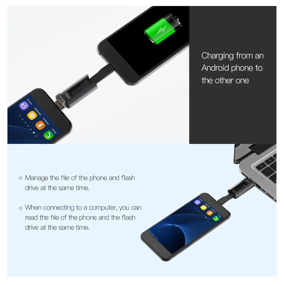 Netac U295 двойной Micro USB зарядный флеш-накопитель черный 16 ГБ 32 64 2 0 флэш-диск USB2.0 OTG