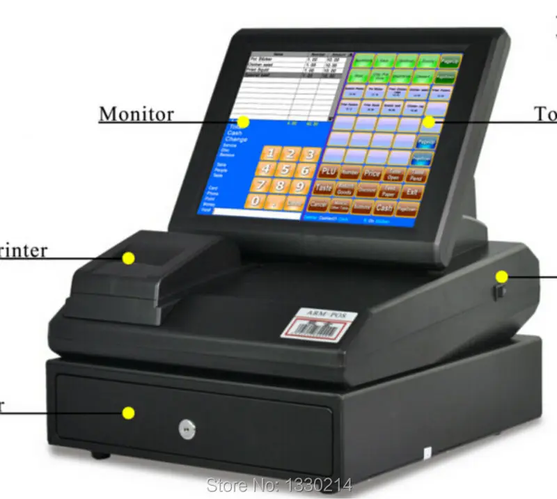 12&quot High Quality Touch Screen Pos System Restaurant Equipment cash registers | Компьютеры и офис
