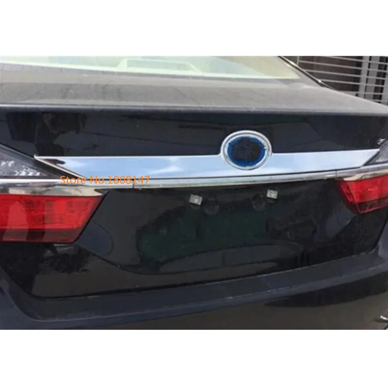 Для Toyota Camry тюнинговая Автомобильная накладка корпус ABS хромированная, для задней двери багажника бампер рамка пластина Накладка лампа для багажника Крышка 1 шт