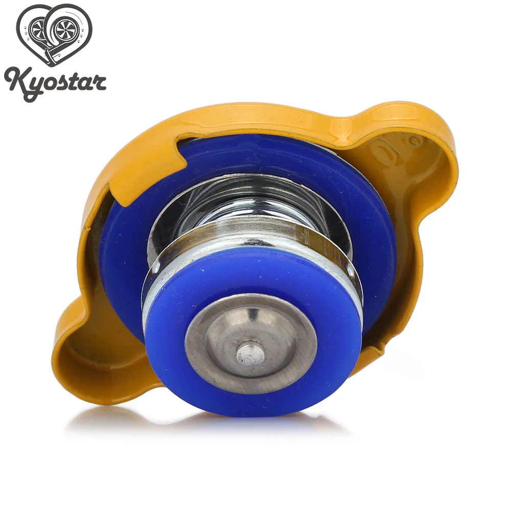 Yellow 15mm Резервуар для воды высокого давления крышка радиатора 0,9 бар красный синий желтый 9 мм для Toyota/Honda 15 мм для Subaru/Nissan - Цвет: Yellow 15mm