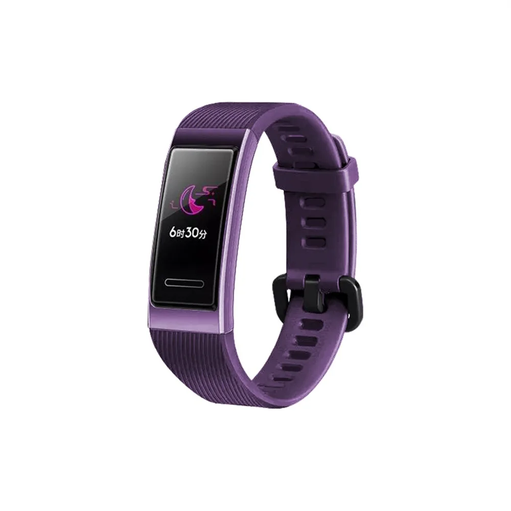 Purple Силиконовый ремешок для huawei Band 3 Pro сменный ремешок для смарт-часов браслет ремешок для часов аксессуары для huawei Band 3 Pro ремни - Цвет: Purple