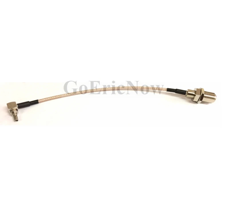 10 шт. радиочастотный коаксиальный прямоугольный разъем CRC9 к F Female RG316 (10 см 15 20