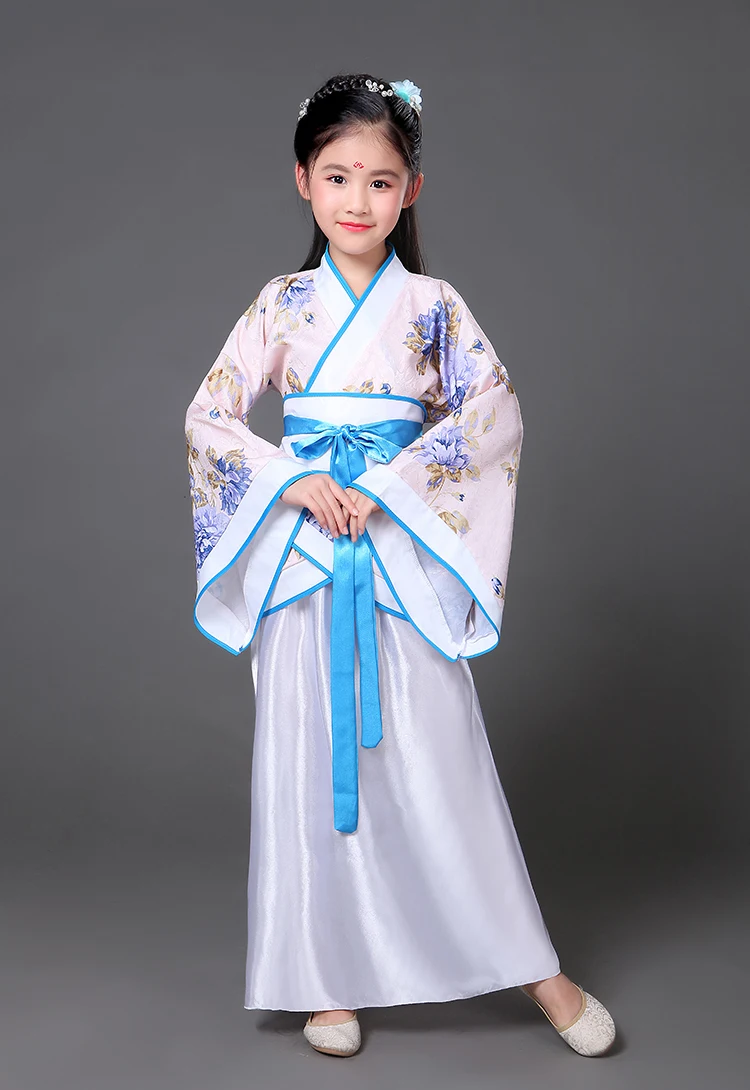 Традиционный Древний китайский народный танцевальный костюм hanfu одежда платье