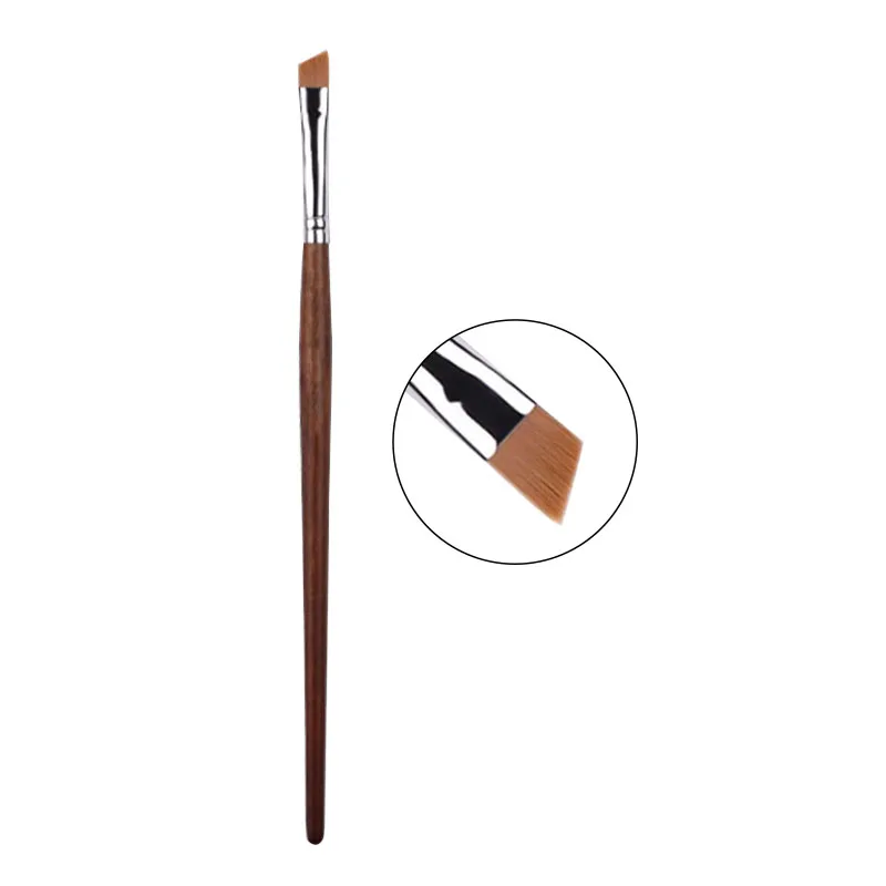 Y011-Angled eyebrow BBL 1 шт. палисандр Профессиональная Кисть для макияжа глаз прецизионный блендер хайлайтер тени для век Smudger кисть Угловые кисти для бровей - Handle Color: Y011-Angled eyebrow