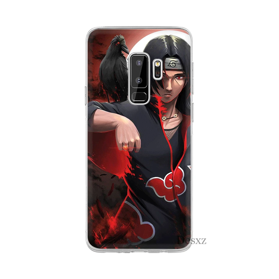 Наруто Аниме Чехол для Samsung S3 S4 S5 S6 S7 Edge S8 S9 S10 Plus S10e Note 8 9 Жесткий