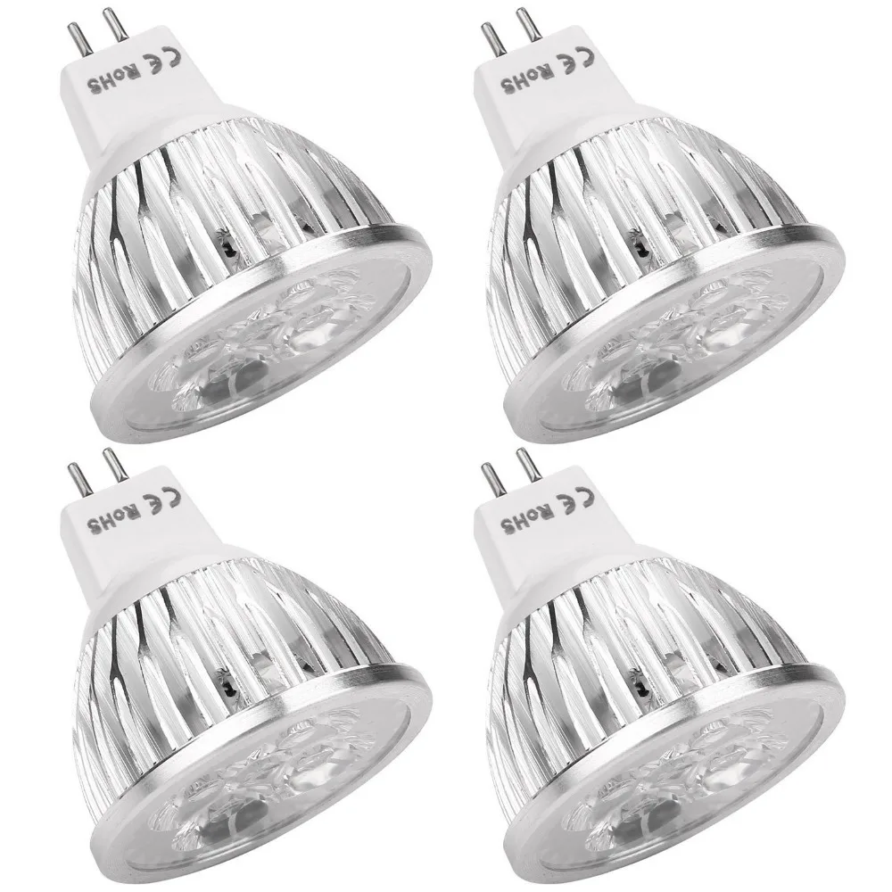 4X Ampoule MR16 комплект из 4 ампул Светодиодная лампа Вт 12 В/точечная постоянного