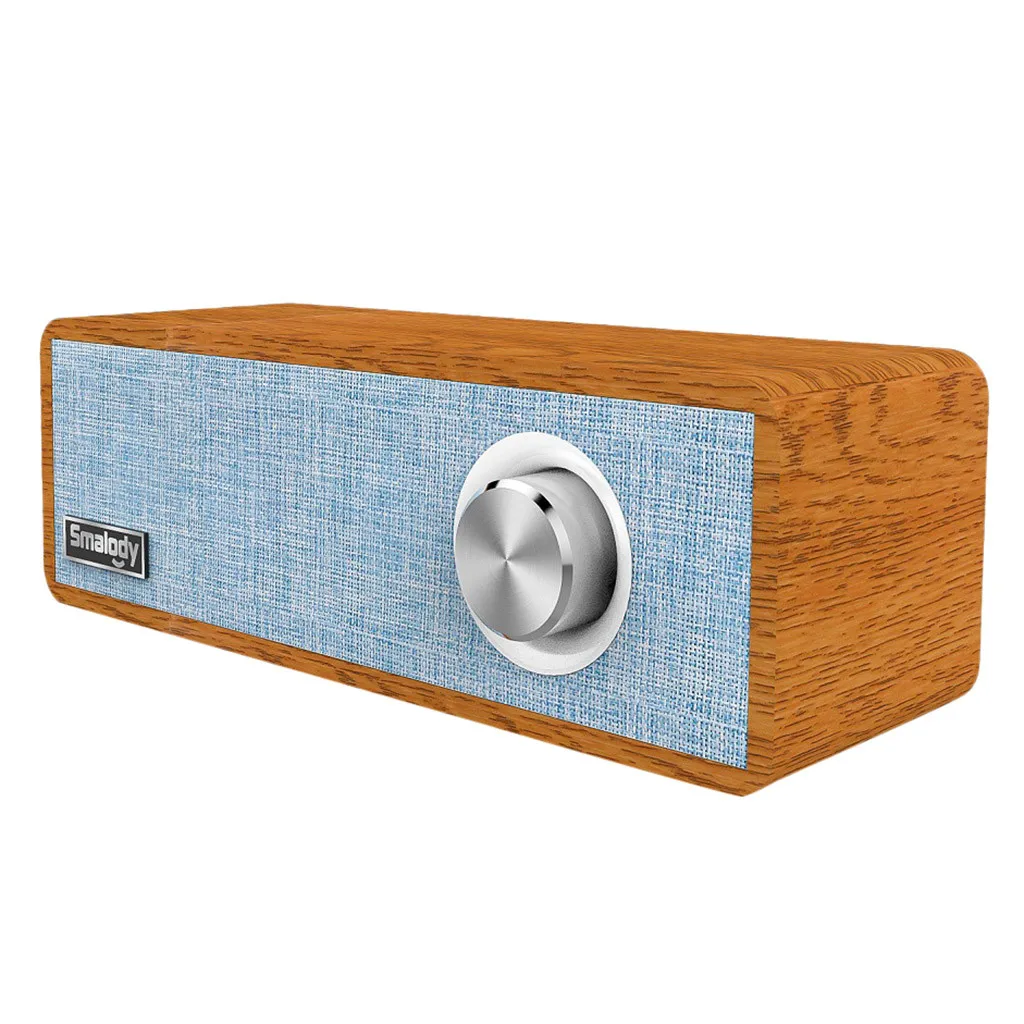 Портативная деревянная беспроводная колонка Hifi Smalody Bluetooth 4 2 динамик 1 стерео мини