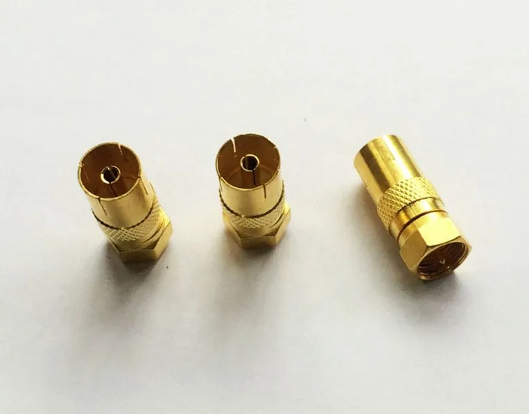 5 шт./лот гнездовой разъем для ТВ антенны адаптер RF коаксиальный кабель гнездо