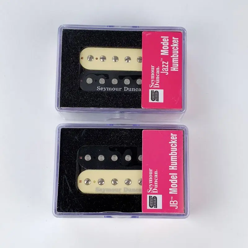 1 комплект Seymour Duncan шея и мост хамбакер Пикап Зебра