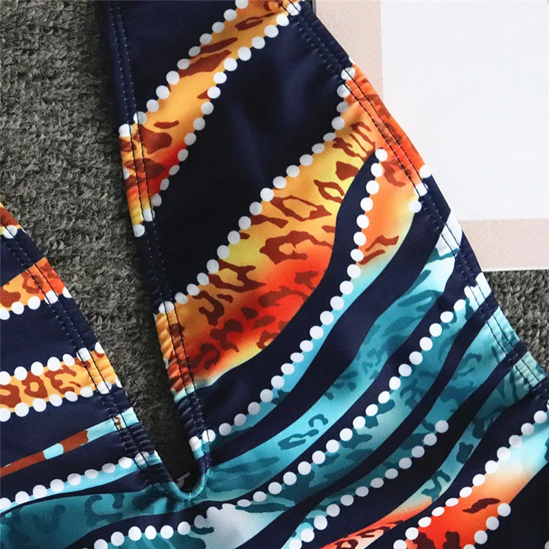 Женский купальник с высокой талией In-X цельный сексуальный купальник-бикини