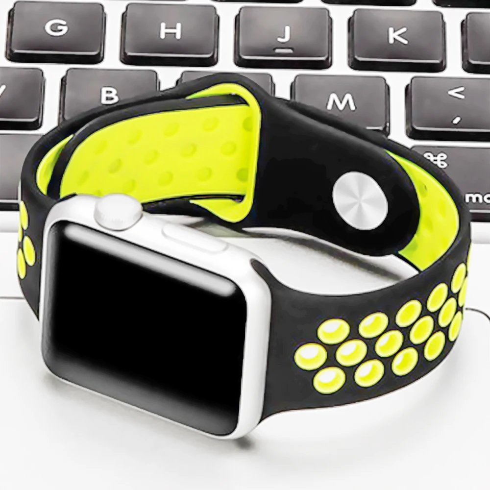 Jakcom 42 мм силиконовый ремешок для Apple Watch 5 4 3 2 1 серия резиновый iWatch браслет яблоко