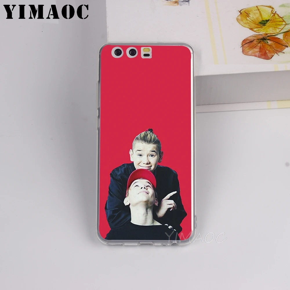Мягкий чехол YIMAOC Marcus &amp Martinus brothers для Huawei P8 P9 P10 P20 P30 Lite Pro P smart 2019 |