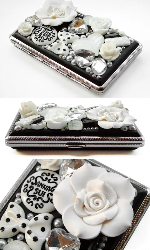 Новый продукт Женская сигаретная коробка персонализированные кожаные