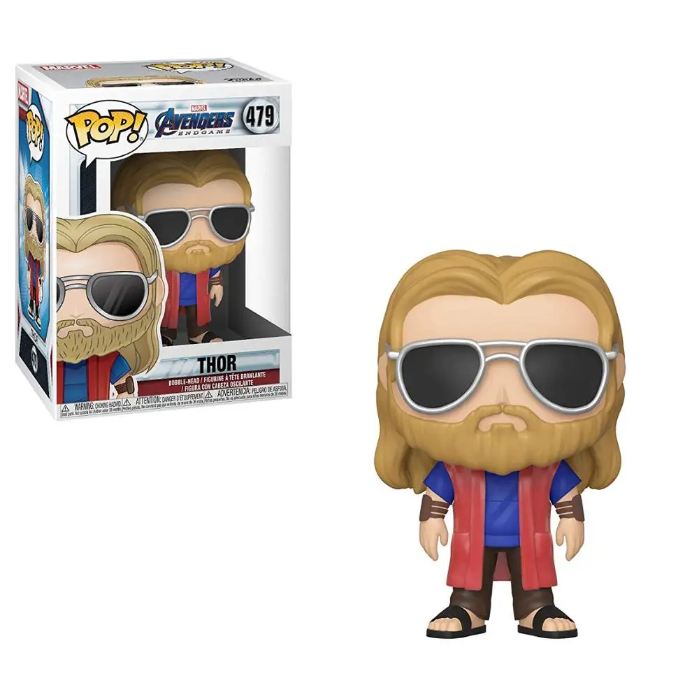 Золотой Официальный Funko pop Marvel: Мстители 4 эндшпильные Тони Старк, Тор, танос, черная вдова Виниловая фигурка Коллекционная модель игрушка - Цвет: Золотой