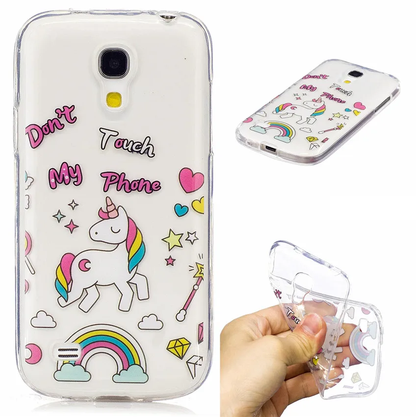 Для Coque Samsung S4 MINI чехол принт ультра тонкий мягкий ТПУ силиконовый для Fundas Galaxy Mini