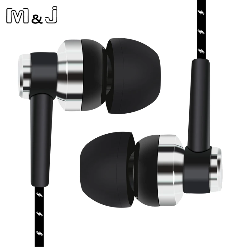 M &amp J MP3 MP4 проводка Сабвуфер гарнитура плетеная веревка провод ткань