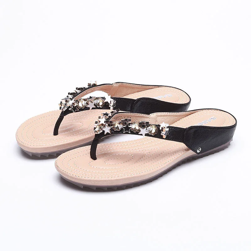 2019 летние шлёпанцы для женщин модные шлепанцы Вьетнамки повседневное обувь со