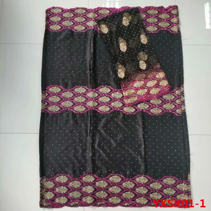 

2018 New arrivals Silk set in African Pattern in high quality for making cloth