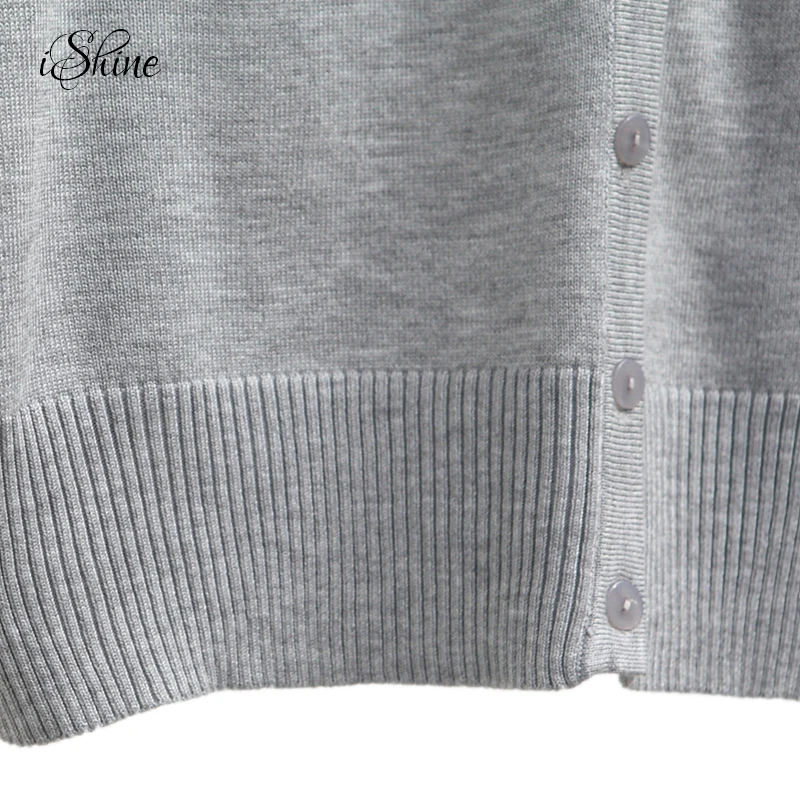 Женский длинный рукав вязаный кардиган куртка 2017 Новый v-образный вырез женский