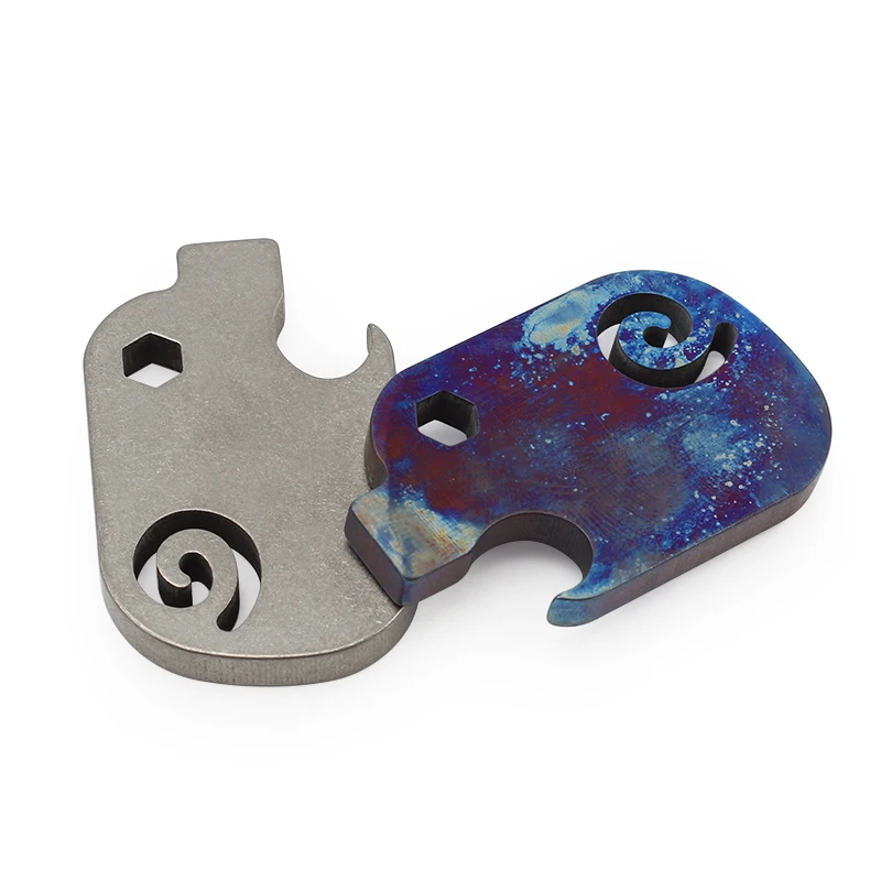 Титановый сплав EDC Открытый инструмент Прохладный открывалка для бутылок Свинья Форма бутылок|model model|model