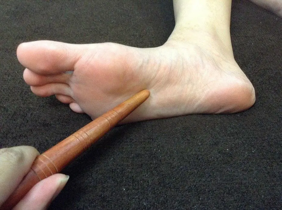 Рефлексология здоровье тайский массаж ног Деревянная палка инструмент с