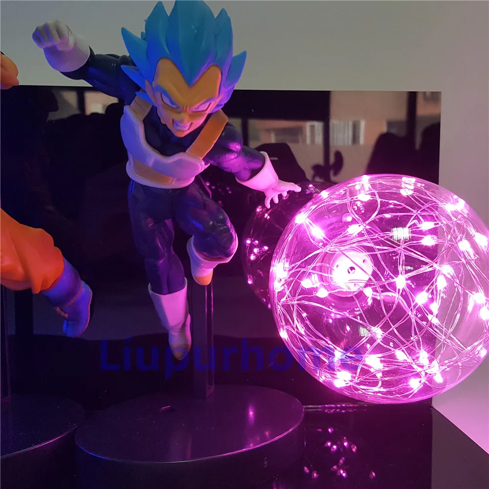 Dragon Ball Super Lampara Luminaria Goku Vegeta аниме Dragon Ball Z Goku Vegeta DBZ светодиодный ночник настольная лампа Dragon Ball лампа