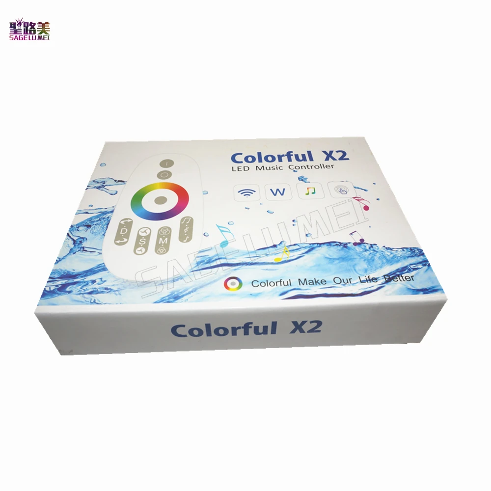 WS2812B/WS2811/WS2813/USC1903/6803 музыка X2 светодиодный контроллер полосы модули DC5V 12V 24V вход