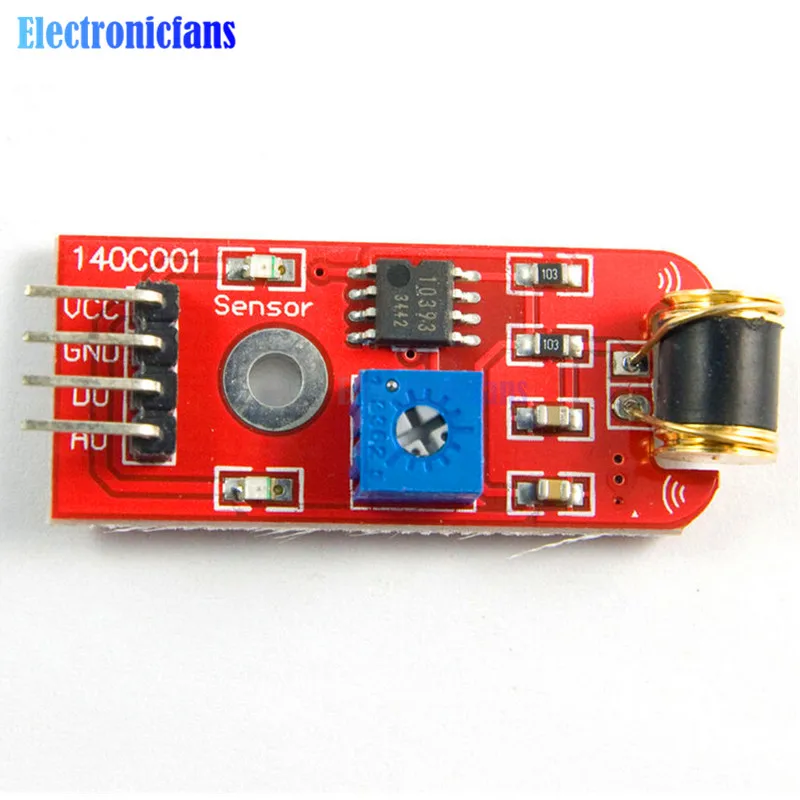 801s Shake vibration Sensor Module For Arduino Open Source LM393 3-5VDC TT Logic | Электронные компоненты и