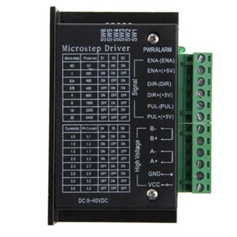 TB6600 двигатель шаговый драйвер 32 сегментов обновленная версия 42/57/86 TB6600 4.0A 42VDC