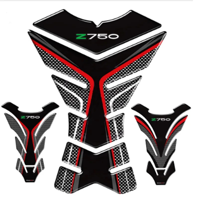 3D бак мотоцикла Pad Защитная Наклейка Наклейки чехол для Kawasaki Z750 Z750R Танк все