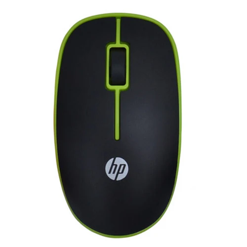 Зеленый Hp S1500 немой беспроводная мышь офисные портативных ПК портативный универсальный беспроводной мыши - Цвет: Зеленый