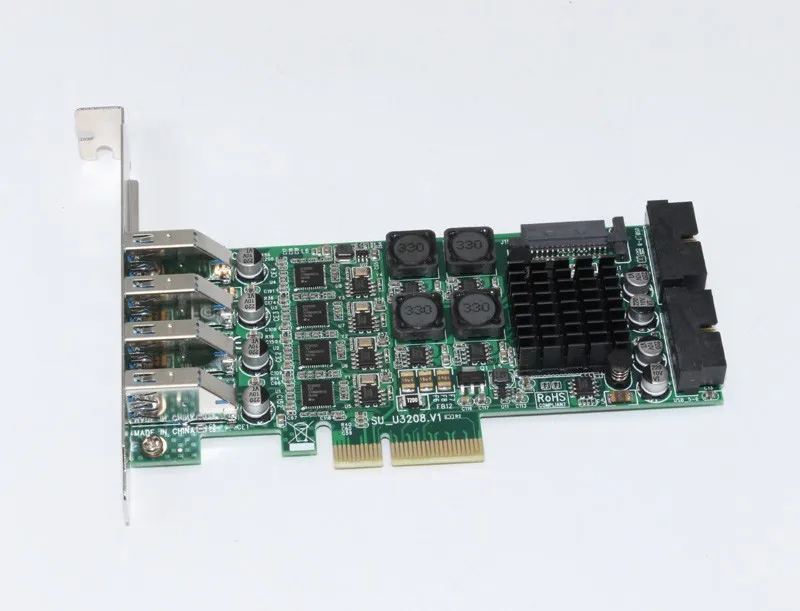 Плата расширения USB 3 0 PCI E 8 портов Express|Платы расширения| |