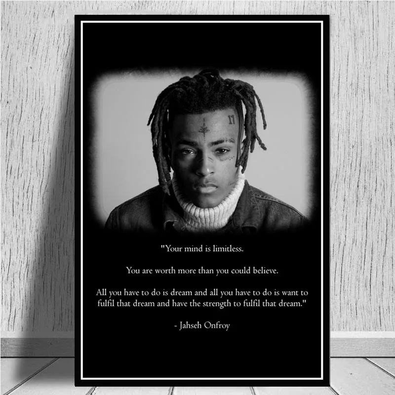 Плакат и принты XXXTentacion 2018 музыкальный Рэппер Singer Star Настенная картина на холсте