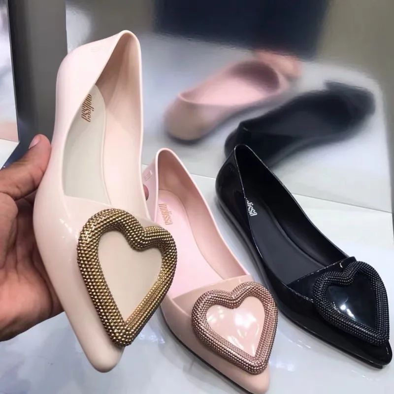 Женская обувь Melissa босоножки на плоской подошве прозрачная для взрослых Размеры