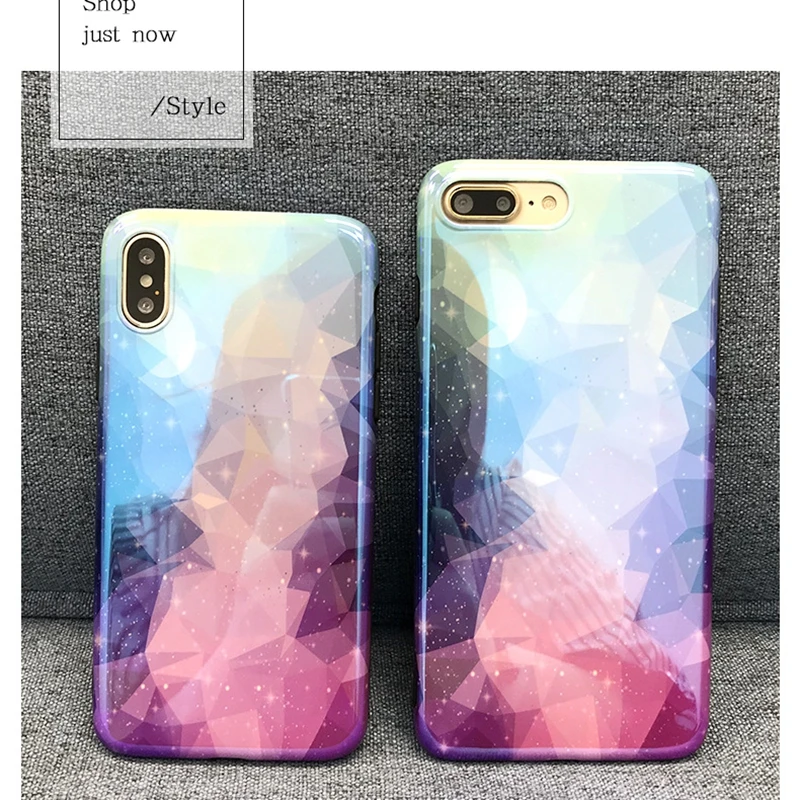 Чехол для iPhone 6 s 8 plus 10 7 постепенное изменение цвета X Xs Max Xr |