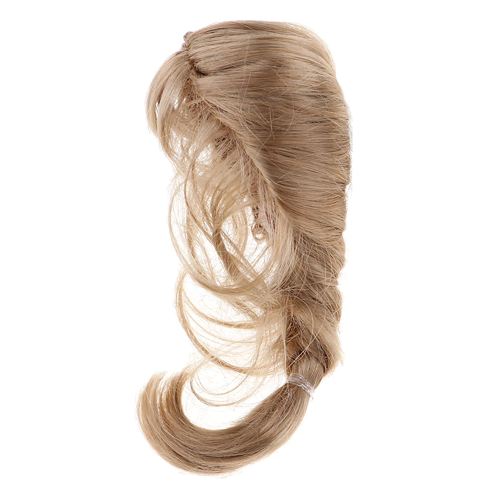 Прекрасный парик из искусственного мохера для кукол 1/8 BJD MSD DZ изготовление и