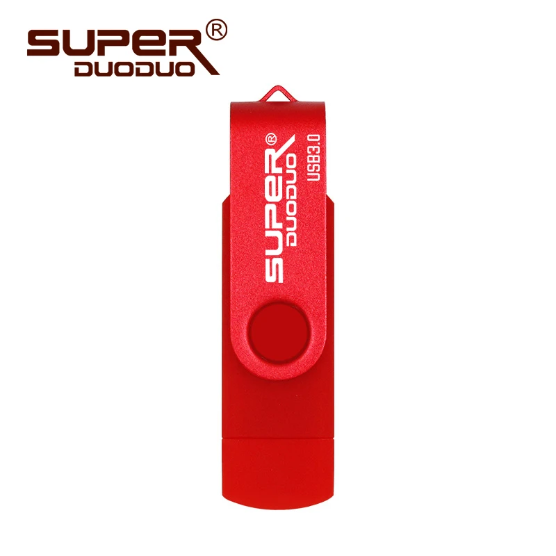 3.0 red Новые стили OTG USB 3,0 USB флеш-накопители флеш-накопитель для системы Android 8 ГБ 16 ГБ 32 ГБ 64 Гб 128 Гб внешний накопитель 2 в 1 флешка - Цвет: 3.0 red